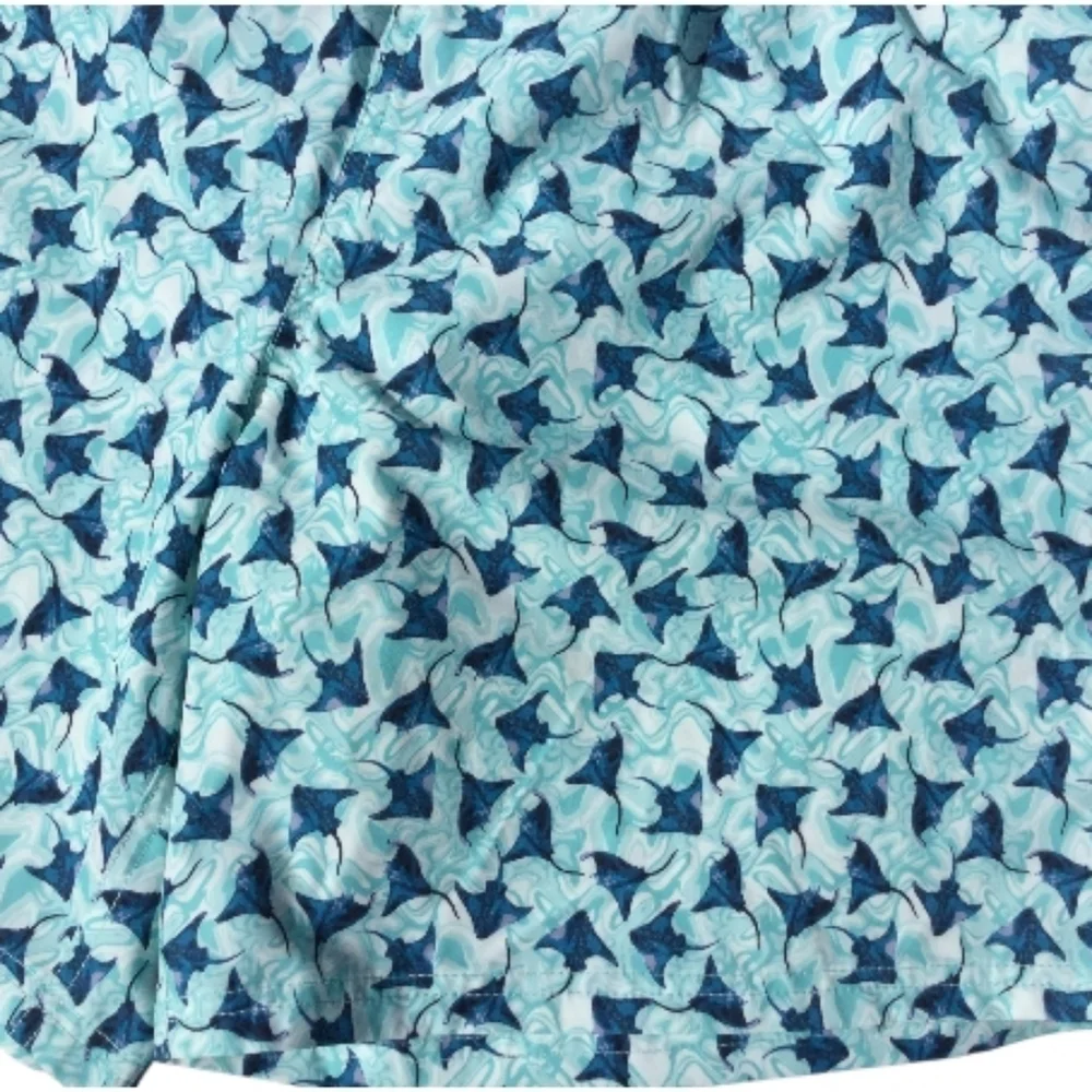 J. Crew Flex Swimwear Swim Trunks Stingray Pattern XL_2